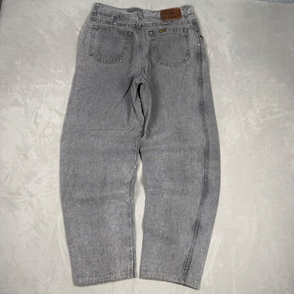 POP84 Other - 90s Mens POP84 Acid Wash Tapered Relaxed Fit Grey Denim Jeans Size 40